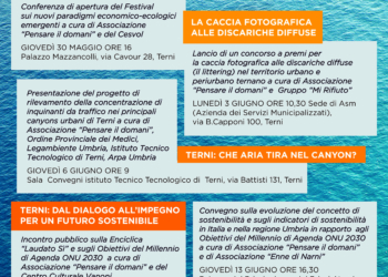 Festival dello sviluppo sostenibile: a Terni  un progetto per studiare l’inquinamento