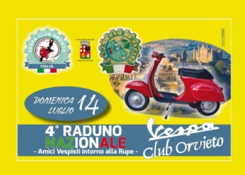 Attesi circa 150 partecipanti per il 4° Raduno nazionale del “Vespa Club Orvieto”
