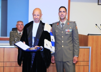 Cerimonia laurea marescialli corso saldezza alla presenza del rettore dell’Unitus di Viterbo