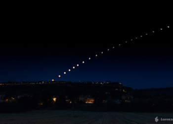 Eclissi su Orvieto