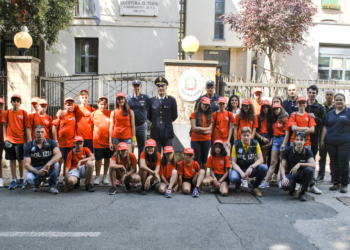 Il Commissariato di Pubblica Sicurezza di Orvieto ospita i ragazzi della Protezione Civile