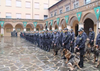Cerimonia conclusiva del 40° Corso Antiterrorismo e Pronto Impiego della GdF alla Caserma Monte Grappa