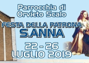 Il programma della festa di Sant’Anna a Orvieto scalo