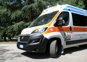 Pubblica assistenza Terni, arriva una nuova ambulanza per il soccorso avanzato
