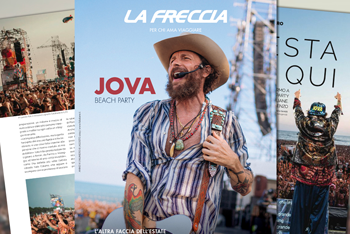 Su la Freccia di agosto in cover Lorenzo Cherubini con il “Jova Beach Party”