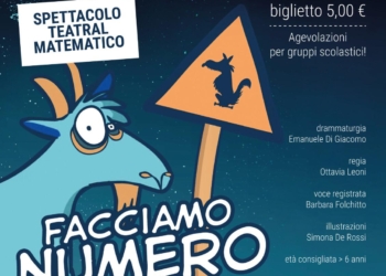 Facciamo numero è lo spettacolo teatral matematico di Schegge di Cotone a Teatro Caffeina