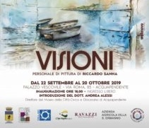 Progetto-mostra “Visioni” con l’artista Riccardo Sanna, al Palazzo Vescovile di Acquapendente