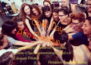 Alla Palestra Bricas di Pian del Vantaggio open day di “AfroPrimitive”
