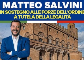 Continua il tour di Matteo Salvini, sarà a Orvieto e Fabro