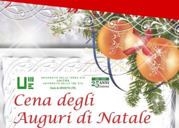 Al San Francesco la “Cena degli Auguri di Natale” dell’UniTre
