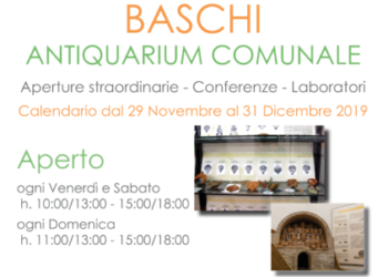 Apertura straordinaria dell’Antiquarium di Baschi