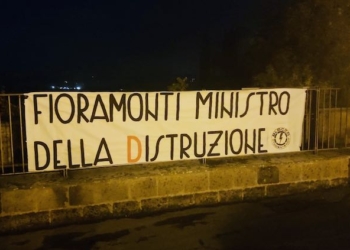 Blocco Studentesco: striscioni in tutta Italia e Umbria contro il ministro dell’istruzione Lorenzo Fioramonti