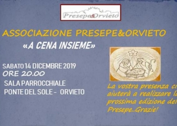 Presepe nel Giardino di San Giovenale, cena conviviale per raccogliere fondi