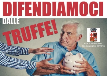 Anziani a rischio truffe, convegno Mosap a Orvieto su questa problematica dilagante: 64000 over 80 a rischio