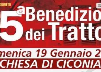 Benedizione dei Trattori alla chiesa di Ciconia