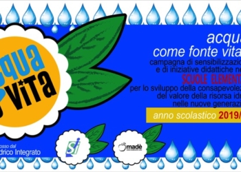 Acqua è Vita, parte l’edizione 2020 del Sii, coinvolte da quest’anno anche le scuole medie