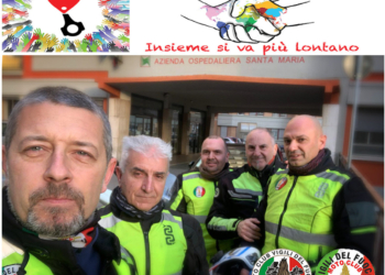 Farmaci a persone affette da sclerosi multipla dagli “Angeli in moto” dei Vigili del Fuoco