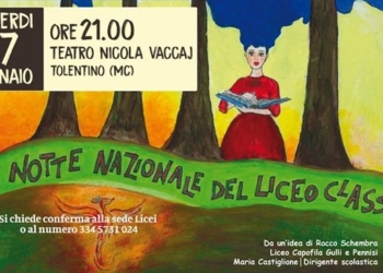 Gianluca Foresi alla notte del Classico di Tolentino