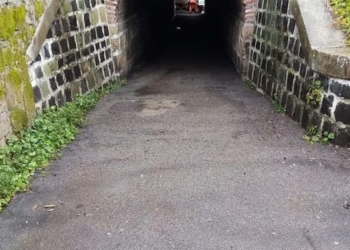 Ripulito il sottopassaggio di Orvieto Scalo, quello di Via Monte Bianco però è senza luce