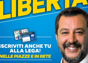 Tesseramento “Lega Salvini Premier” in Piazza della Repubblica