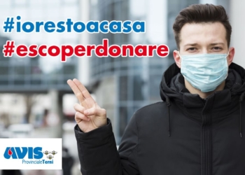 Io resto a casa, esco per donare