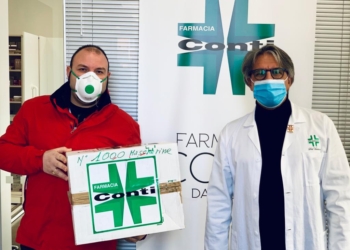 Emergenza coronavirus, la Farmacia Conti dona 1000 mascherine all’Ospedale di Terni