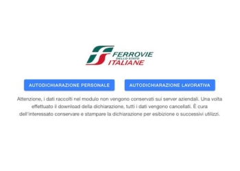 Covid-19, l’App di FS Italiane per autocertificazione spostamenti