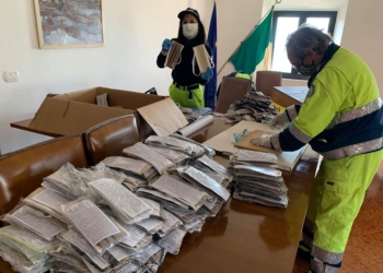 Iniziata a Montecchio la distribuzione delle mascherine casa per casa