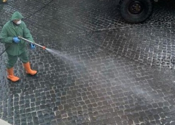 Sanificazione strade e parchi gioco: al via gli interventi degli operatori Cosp in tutto il territorio comunale di Orvieto
