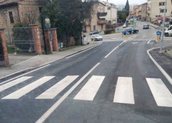 Lavori rifacimento segnaletica orizzontale nell’abitato di Sferracavallo e in via Sette Martiri a Orvieto Scalo