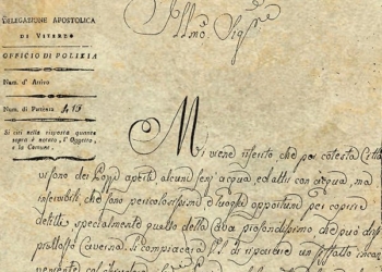 Apre il canale YouTube del Pozzo della Cava e ricorda la lettera del 1820