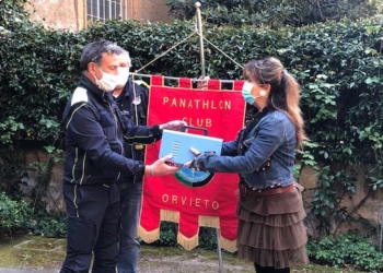 Consegnato sanificatore ad ozono e materiale medico alla ProCiv dal Panathlon