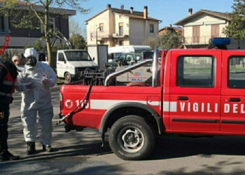 Coronavirus, sanificazione di strade e spazi pubblici a Castel Giorgio e Giove