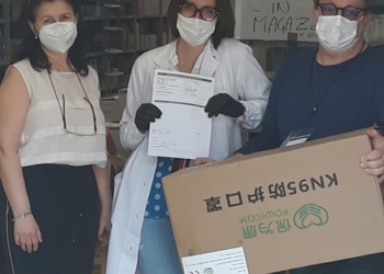 Donate 700 mascherine dall’Opi di Terni per gli ospedali di Orvieto, Narni e Amelia