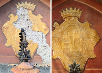 Completato il restauro della lunetta ospedale di Acquapendente