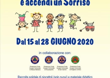 Dona un giocattolo e accendi un sorriso, progetto per aiutare bambini in difficoltà