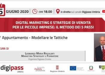 “Modellare le tattiche”, IV appuntamento con “Digital Marketing e Strategie di Vendita”