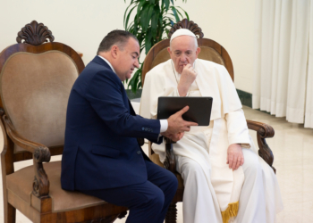 Ricevuto da Papa Francesco il Presidente di VatiVision Luca Tomassini: “Un’emozione che non dimenticherò mai”