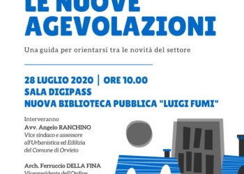“Edilizia le nuove agevolazioni”, incontro nella sala Digipass della Biblioteca di Orvieto