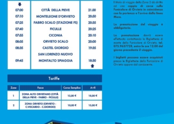 Dal 12 luglio al 6 settembre riparte la linea estiva di Busitalia Orvieto/Montalto Marina