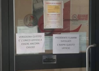 Ufficio CamCom di Orvieto chiuso a oltranza, utenti sollecitano riapertura
