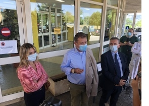 Assessore Coletto in visita alle strutture sanitarie di Orvieto: “Tornare gradualmente alla totale operatività dei reparti ospedalieri”
