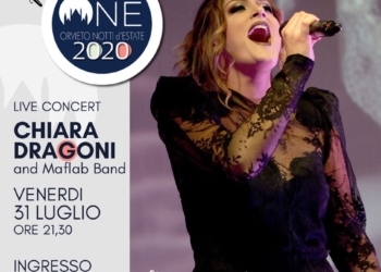 La voce di Chiara Dragoni protagonista a ONE insieme alle note della MaFLab Band