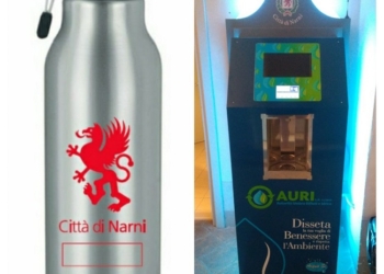 Narni “Plastic free”, installato in Comune un distributore di acqua alla spina