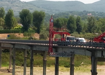 Proseguono i lavori sul ponte del Lago di Corbara, apertura parziale e temporanea alle auto prevista per fine agosto 