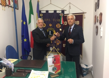 Al Lions Club passaggio di consegne tra Franco Rosella e Paolo Calistri