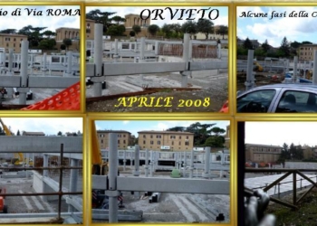 Le fasi della costruzione del parcheggio di Via Roma