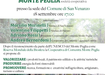 Taglio del nastro per la Cooperativa di Comunità Montepeglia