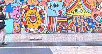 Murales in piazza Mascio, Ass. Bruna Vecchietti: “Un’opera che ha bisogno di essere ripulita e completata”