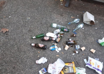 Rifiuti a terra nei giardinetti, ogni giorno un adetto del Csm si occuperà della pulizia